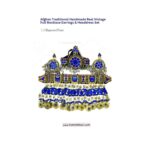 Authentic Handmade Afghan Kuchi Jewelry Set – Traditional Tribal Necklace, Earrings & Headpiece Collection