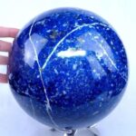 Natural Afghan Lapis Lazuli Crystal Sphere – Premium Blue Lazurite Gemstone Ball | Hand Polished